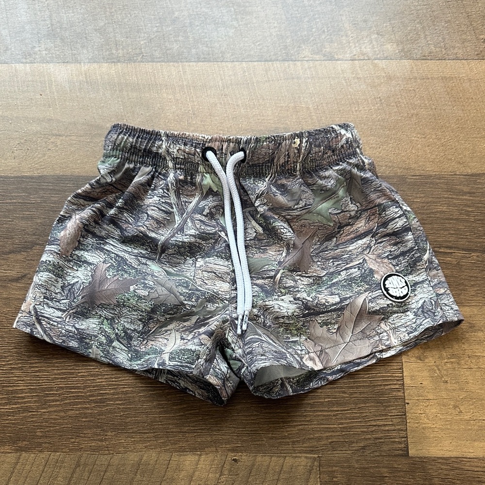 Binky Bro Camouflage Print Swim Shorts